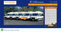 Desktop Screenshot of minivanhiredelhi.com